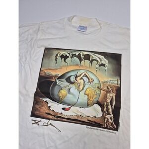 VTG Salvador Dali Museum Art Tee Geopolitics Premier Sportswear Mens M